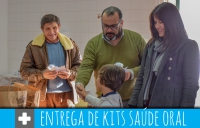 Município entrega kits de saúde oral nas escolas