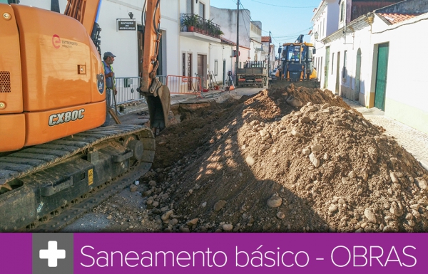 Investimentos de 433 mil euros em curso no saneamento básico