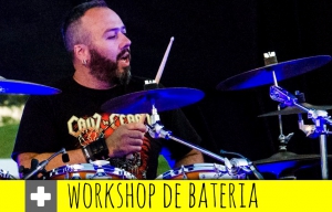 Workshop de bateria no Gabinete da Juventude