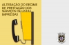 Alteração do regime do serviço de listas impressas