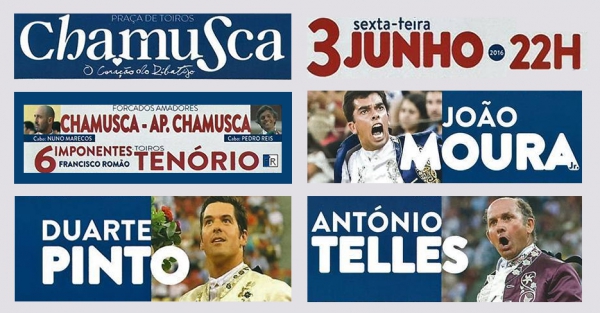 Município da Chamusca apresenta Corrida de Toiros à Portuguesa | 3 junho | Praça de Toiros da Chamusca