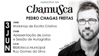 3 Junho | Pedro Chagas Freitas | Workshop de escrita criativa e apresentação de livros