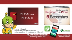 9 Setembro | 1º Dia Europeu de Reciclagem de Pilhas