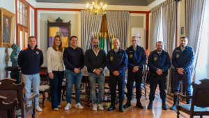 Visita do Comandante do Comando Territorial de Santarém da GNR - Coronel Duarte da Graça