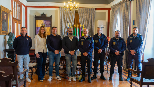 Visita do Comandante do Comando Territorial de Santarém da GNR - Coronel Duarte da Graça