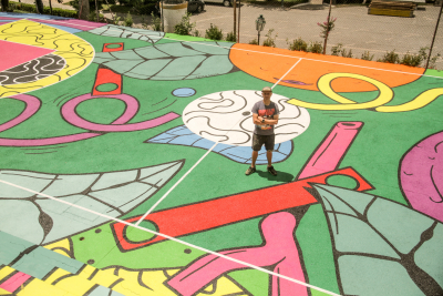 Município da Chamusca inaugura o Nature Hoop, o renovado campo de basket no Parque Municipal