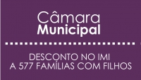 Desconto no IMI a 577 famílias com filhos