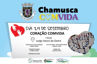 Município da Chamusca ComVida a comunidade a celebrar o Dia Mundial do Coração | 29 Setembro