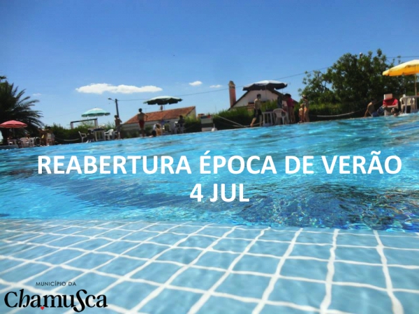 4 Julho | Reabertura Piscina Municipal | Época de Verão