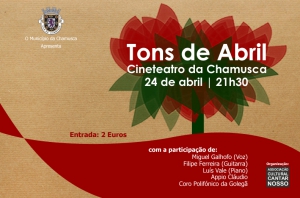 Município da Chamusca apresenta espetáculo “Tons de Abril”