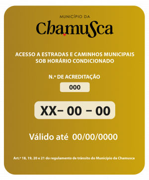 Condicionamento do trânsito nas estradas do campo no concelho da Chamusca