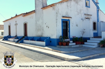 Operação de tapa buracos (reparação das estradas municipais)