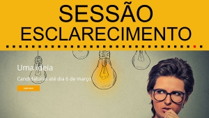 21 de Fev. 12h00 . Centro de Apoio a Empresas