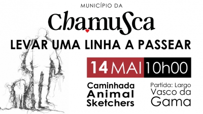 14 Maio | Levar uma Linha a Passear | Caminhada Animal Sketchers