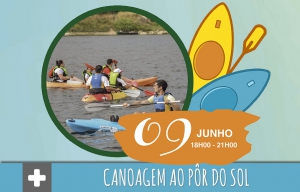 Canoagem ao Pôr do Sol