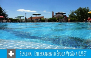 ENCERRAMENTO DA PISCINA - ÉPOCA DE VERÃO