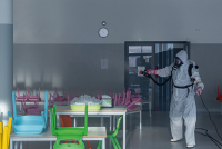Desinfeção e descontaminação de recintos escolares