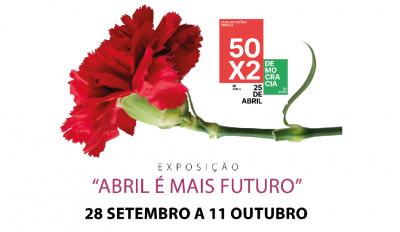 Exposição "Abril é mais futuro"