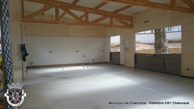 Obras de Construção do Refeitório EB1 Chamusca