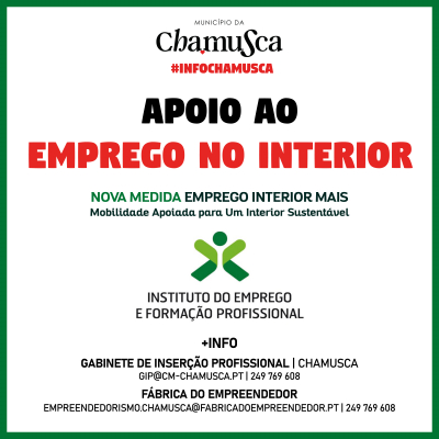 Chamusca é elegível na nova medida de apoio à mobilidade profissional para o interior