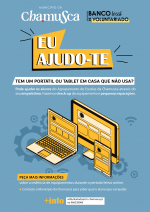 Município da Chamusca dinamiza rede de empréstimo de equipamentos informáticos a favor de alunos carenciados