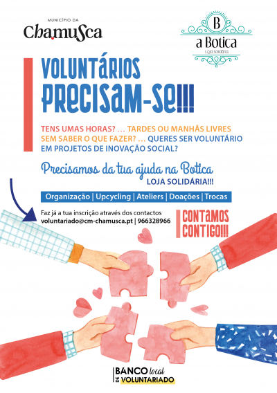 Voluntariado na Botica - Loja Solidária