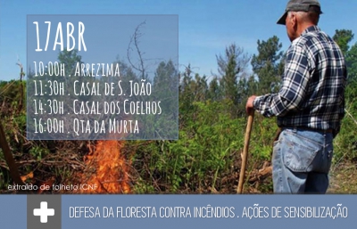 ACHAR realiza ações de sensibilização no âmbito da prevenção de incêndios