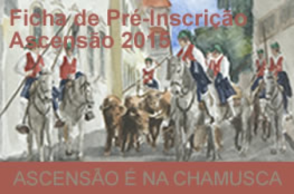 Fichas de Pré-Inscrição | Ascensão 2015