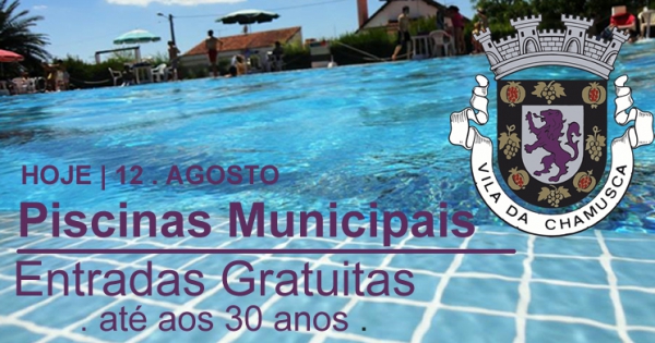 Entradas gratuitas nas Piscinas Municipais para jovens até aos 30 anos de idade