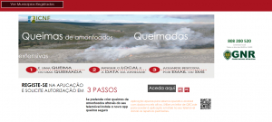 Queimas e queimadas: Soluções alternativas para anomalias na plataforma de registo